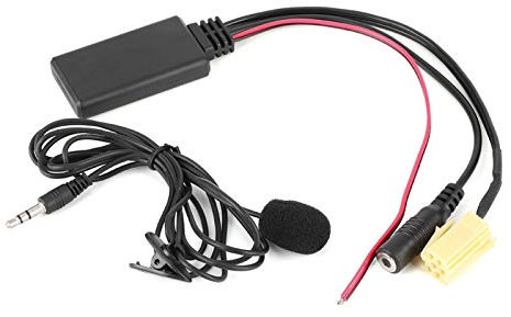 EBTOOLS Audio Cable Adapter, 59.1 in Car Bluetooth Adapter Line Bluetooth Radio Audio Cable Handsfree Car AUX Adapter with Microphone Fit for Alfa Romeo 15