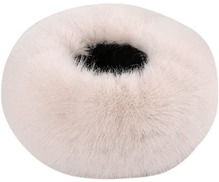 iSpchen Frauen Winter Kunstpelz Mütze Winter Warme Mütze Kunstfell Pelzmütze Wintermütze Fellmütze Damenmütze Winter Plüschmütze Damen Kunst Pelz Mütze,Beige