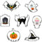 ZHOUHON 7 PCS Moule à Biscuits Halloween en Acier Inoxydable pour Gateau, Emporte Piece Halloween, Moule Halloween pour Biscuits, Gâteau, Cookie, Fondant Fête d'Halloween (WSJ-O2)