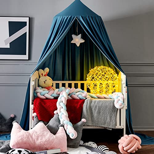 KOGITI Betthimmel für Mädchen, weiches glattes Spielzelt, Baldachin, Mädchenzimmerdekoration, Prinzessinnenschloss, verträumtes Moskitonetz, Bettwäsche, extra groß, Queen-Size-Betthimmel, dekorieren