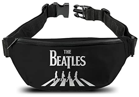 Rocksax The Beatles Bum Bag - Abbey Road B/W - 23cm x 18cm x 5cm - Officially Licensed Merchandise
