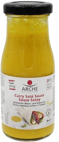Arche Bio Curry-Saté Würz- und Dipsauce, 130 ml