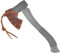 Leather Hatchet Sheath, Axe Sheath Cover, Cowhide Axe Hatchet Protector Handmade (Brown - Buffalo Hide, Blade B: 3 3/8 ~ 3 3/4)