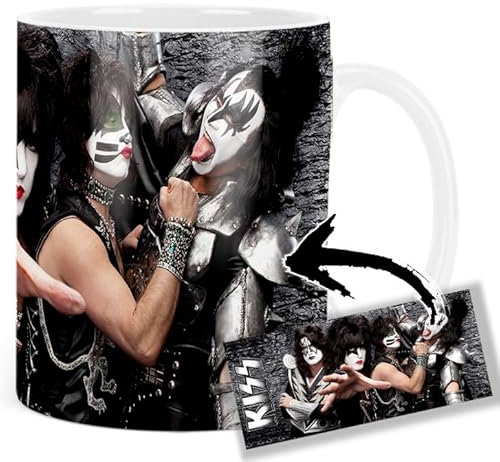 Kiss Monster Gene Simmons Paul Stanley Tasse Keramikbecher Mug