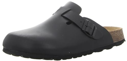 neuB Baden Unisex Clogs Leder mit Weichbettung (Braun, EU Schuhgrößensystem, Erwachsene, Herren, Numerisch, M, 43)