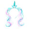 TNSRAY Einhorn Stirnband, Unicorn Horn Stirnband mit Ohren,Haarreifen, Baby Haarband,Einhorn Geburtstag Haarreif, Haarschmuck für Ostern Geburtstag Party Karneval, Head Accessoires Party Dekoration- A