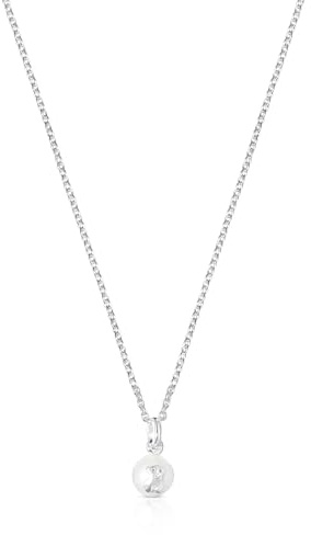 TOUS Halskette aus Sterlingsilber für Damen mit 6 mm Perle, 45 cm lang, Icon-Perlenkollektion