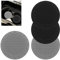 4PCS Car Coaster for Cup Holders, Car Cup Holder Insert Mat, Non-Slip PVC Soft Rubber Car Coasters for Interior Decoration, Easy to Clean