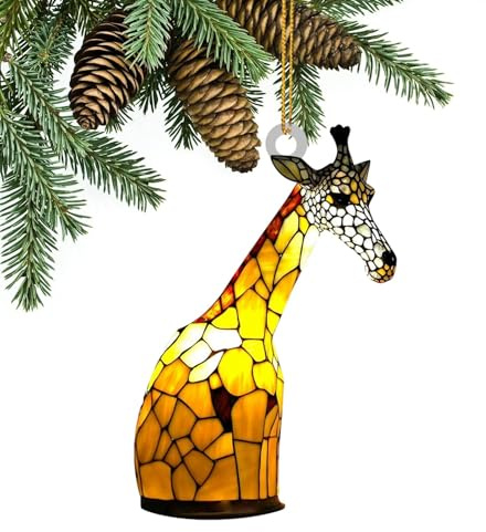 Mppchhn Weihnachtsbaumschmuck, Weihnachtsbaumanhänger | Tiere Anhänger Weihnachtsdekoration | Kreative 2D-Christbaumschmuck-Dekorationen für Partys