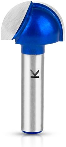 ASNOMY Professionnelle Fraise Defonceuse 8mm, 22 mm Fraise à Fond Rond Bois - En métal dur Defonceuse a bois - Pour le travail du bois