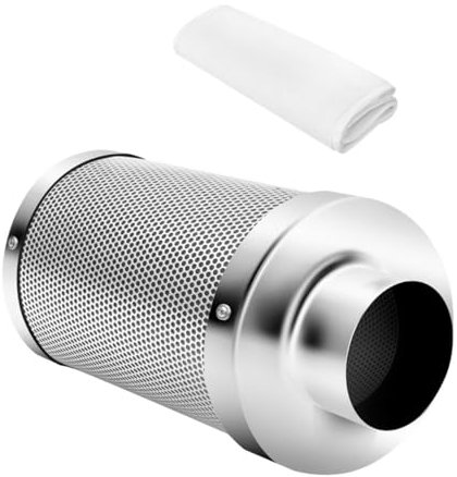 CAXUSD Activated Filter for Inline Duct Fan for Grow Tent Use Plants High-performance Filter Ensures Clean Air Circulation in Indoor Environments