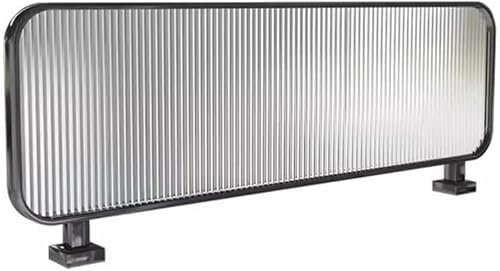 Sichtschutz, Trennwand für Esszimmer und Arbeitsplatz, 90 cm Höhe, Tischtrenner, ideal für Restaurants, Schwarz, 90 cm