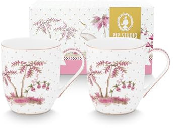 Pip Studio Jolie Dots Lot de 2 gobelets rose doré 145 ml