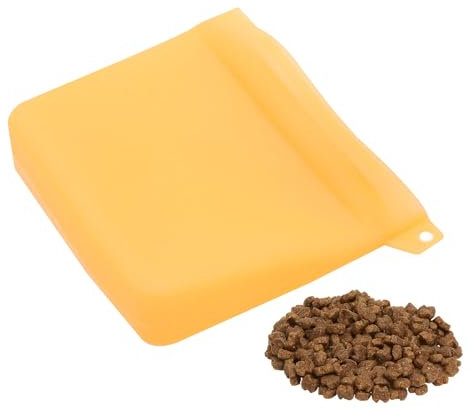 Dog Training Bag Small Silicone Treat Pouch for Dog Training – Airtight Silicone Bag for Storing Dry, Wet or Foods