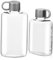 HEMOTON 2pièces Bouteille Eau Plate Tritan Et Portable Et Légère Pour Voyage Le Camping Fitness Avec Couvercle Étanche