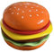 RCGOFOLLOW Juego de platos creativos con forma de hamburguesa para sushi, salsas, etc. Vajilla cerámica seis en, juego vajilla y tazón para hamburguesas.