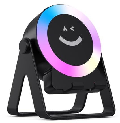 LZYWOD Portable Speakers Phone Stand With LED Atmosphere Light Smart Sensing Electronics For Bathroom Sound Clear Gadgets Tech