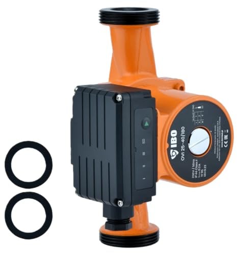 Umwälzpumpe IBO OVI 25-40/180 | 5-22 W, 230 V | Heizungspumpe elektronisch gesteuert Energieeffizient EEI ≤ 0,23 | 50.0 l/min