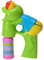Frosch Seifenblasenpistole mit Licht, Sound und blauem Shirt - Froggy Seifenblasen Pistole
