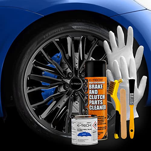 BITS4REASONS - NEW FORMULA E TECH BRAKE CALIPER PROFESSIONAL GRADE PAINT KIT- PERFORMANCE HIGH TEMPERATURE RATED TO 220 C GLOSS COBALT BLUE