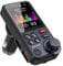 Bluetooth Auto FM Trasmettitore, Adattatore Musica Accendisigari per Autoradio, Supporto QC3.0 per Ricarica Rapida USB, Lettore MP3, Bassi Profondi, Display da 4.5CM