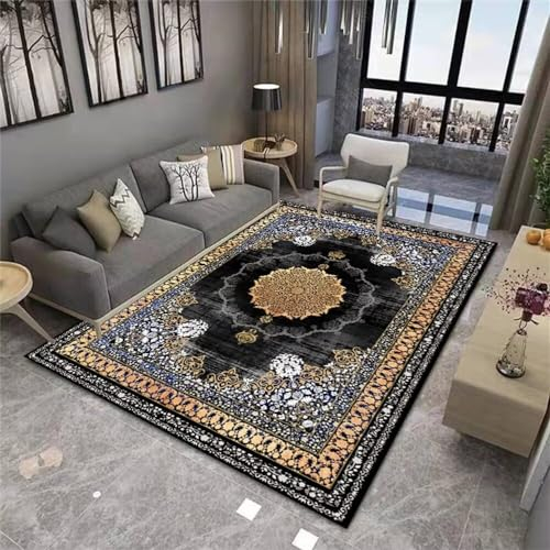 RUGMRZ Teppich Kinder Vintage Wohnzimmer zimmerdeko modern Mehrfarbig deko Schlafzimmer Teenager mädchen deko Schlafzimmer Teppich Kinder ornament160x230CM