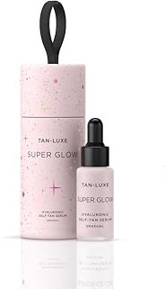 Tan-Luxe Super Glow Bauble Containing Travel Size Gradual Facial Self-Tan Serum with Hyaluronic Acid, 10ml