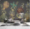 XDOUBAO Papier peint mural 3D Floral Lignes dorées en relief Fresque Salon TV Canapé Fond Mural, 3D, 250x175cm