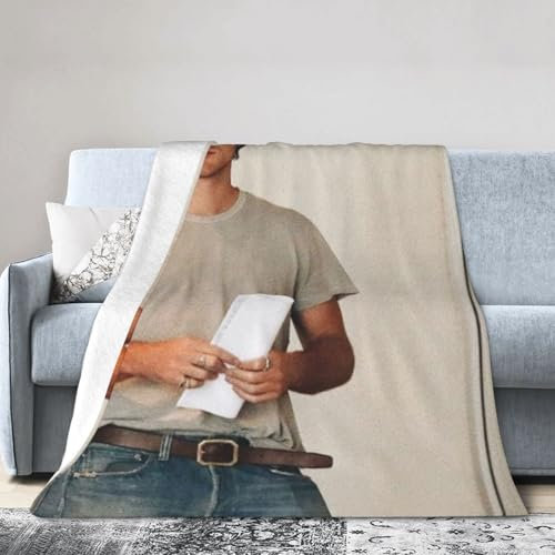 Jacob Star Elordi Decke, superweiche Microfleecedecke für Sofa oder Bett, warme Decke als Geschenk, 101,6 x 76,2 cm