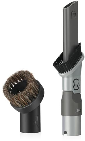 LANMU Vacuum Attachment for Shark, 2-in-1 Crevice Tool Dusting Brush Accessories for Shark Vacuum Cleaner HV300, HV320, NV340, NV480, NV600, NV680, NV681, NV682, NV683, NV800