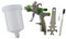 AB Tools LVLP Gravity Feed Air Spray Paint Gun With 1.4mm Nozzle 600ml Cup Capacity