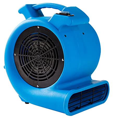 MOUNTO 2-Speed 1/2HP 2200CFM Air Mover Floor Carpet Dryers (Blue)