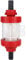 HERCHR Inline strainer, G1/2 inch pump sieve, garden irrigation connection, filter, clear, plastic, red