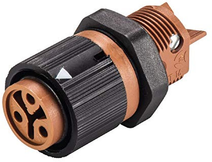 Wieland Mini Geräteanschluss RST16I3 S B1 M02 L BR M16 3-polig Buchsenteil Kodierung signalbraun
