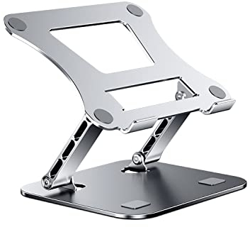 Usoun Laptop Stand, Laptop Holder, Multi-Angle Stand with Heat-Vent, Adjustable Notebook Stand for Computer up to 17 inches, Compatible for MacBook Air, Pro, Dell, Samsung, Lenovo, Alienware