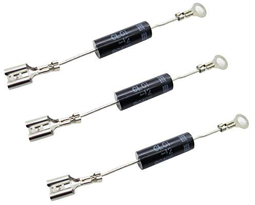 HUABAN CL01-12 Lot de 3 diodes de redressement en silicone haute tension pour four à micro-ondes - 350 mA, 12 kV