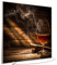 STEINFELD Bild Infrarotheizung mit Thermostat | Made in Germany | viele Motive 350-1200 Watt Rahmen silber (1200W, 004 Whisky mit Zigarre)
