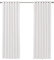 Olivia Rocco Blackout Eyelet Curtains Black Out Thermal Ring Top Curtain Pair Window Treatment Living Room Bedroom, 90 (Width) x 90 (Drop) White