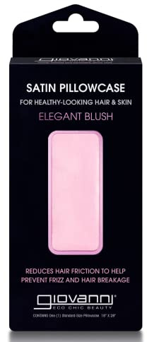 Giovanni Eleganter Satin-Kissenbezug – für Haut und Haar, reduziert Haarreibung, verhindert Frizz und Haarbruch, fördert wunderschönes Haar und Haut, Glatte Textur, veganfreundlich