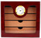 Zigarren Humidor Schrank, Zigarren Humidor Box Aus Holz 4 Schubladen Zigarren Zubehör mit Hygrometer Befeuchtungssystem Zedernholz Zigarrenschachtel Stilvoll Luxuriös Humidor Schrank 100 Zigarren