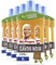 Mr. Propre Nettoyant Multi-Usages Sol Collection Tradition Fraîcheur Savon Noir, Pack Économique 6x1L, Élimine 100% des Saletés et Odeurs, À Base d'Extraits Naturels, sans Eau de Javel