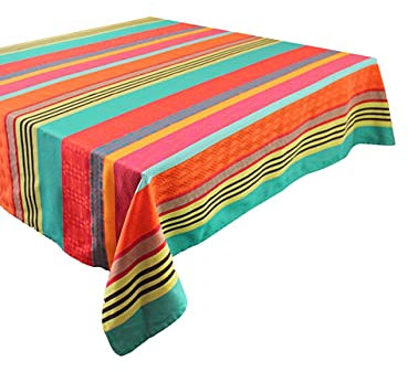 Garnier Thiebaut Mille Arizona Tischdecke, 114,3 x 114,3 cm, Pampa