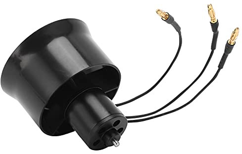 QX Motor 30mm EDF Set, QF1611 6000KV Motor EDF Ducted Fan Set High Toughness Powerful 2‑4S for RC Airplane