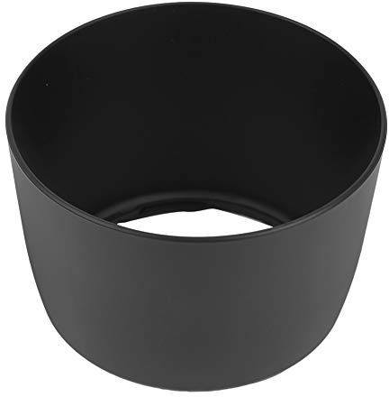 TOUISEDGI Pare-Soleil, ET-60 ABS Solide Pare-Soleil en Plastique Durable Compatible avec Canon EF S 55-250mm F/4-5.6 is 90-300mm F/4.5-5.6 75-300mm Noir