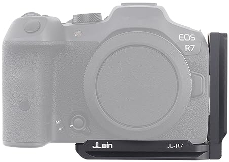 FOTGA L Bracket for Canon EOS R7, Arca-Swiss Tripod, DJI RS2/RSC2/RS3/RS3 PRO/RS3 Mini Stabilizer, Black