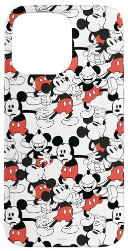 iPhone 15 Pro Max Disney Mickey Mouse Expressions Print Case