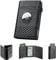 YESIIW Airtag Wallet mit Super Kompakt Pop up Airtag Portmonee Herren für 10 Karten & Münzfach Karten Portemonnaie Geldbörse Herren mit RFID Schutz Smart Wallets for Men(Carbon Schwarz)