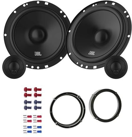 JBL Stage161CFS Lautsprecher mit Einbauset passend für Skoda Fabia 2007-2014 Türen vorne 450 Watt 165mm 2 Wege Kompo