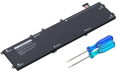 6GTPY Akku Ersatz für Dell XPS 15 9550 9560 9570 7590 Precision 5510 5520 5530 M5520 Workstation Series Kompatibel mit PN 5XJ28 5041C 5D91C GPM03 P2719H