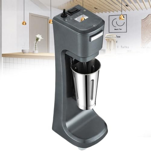 CYTBEK Electric Milk Shaker Machine 300W Milkshake Mixer Machine, Double head mixing head, with 700ml Milkshake Cup, 26000r/min Three-speed mixing speed, for Mixing Cocktail/Banana/Strawberry